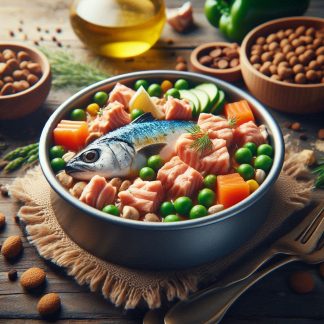 Spezzatino di Salmone con Tonno, unione di sapori di mare - g 70