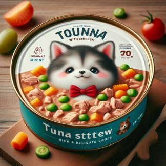 Spezzatino di Tonno con Pollo, sapore ricco e delicato - g 70