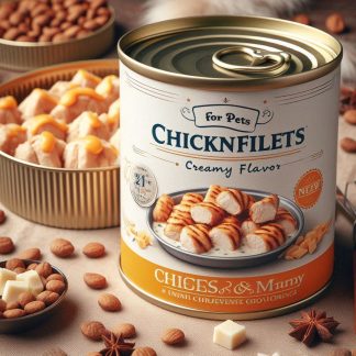 Filettini di Pollo con Formaggio, sapore cremoso - g 85